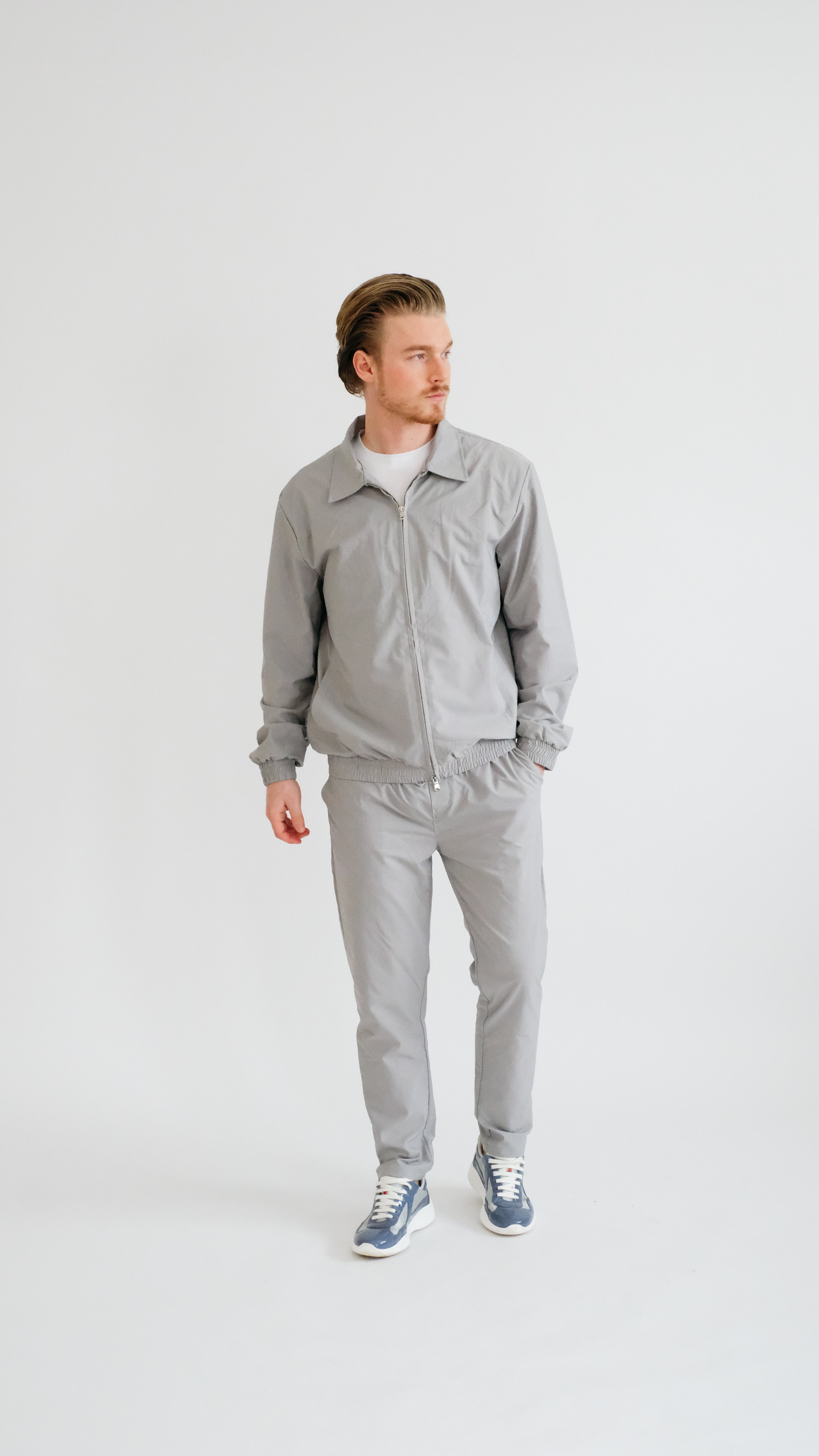 IMPERIAL MILANO ZIP SET - LIGHT GRAY