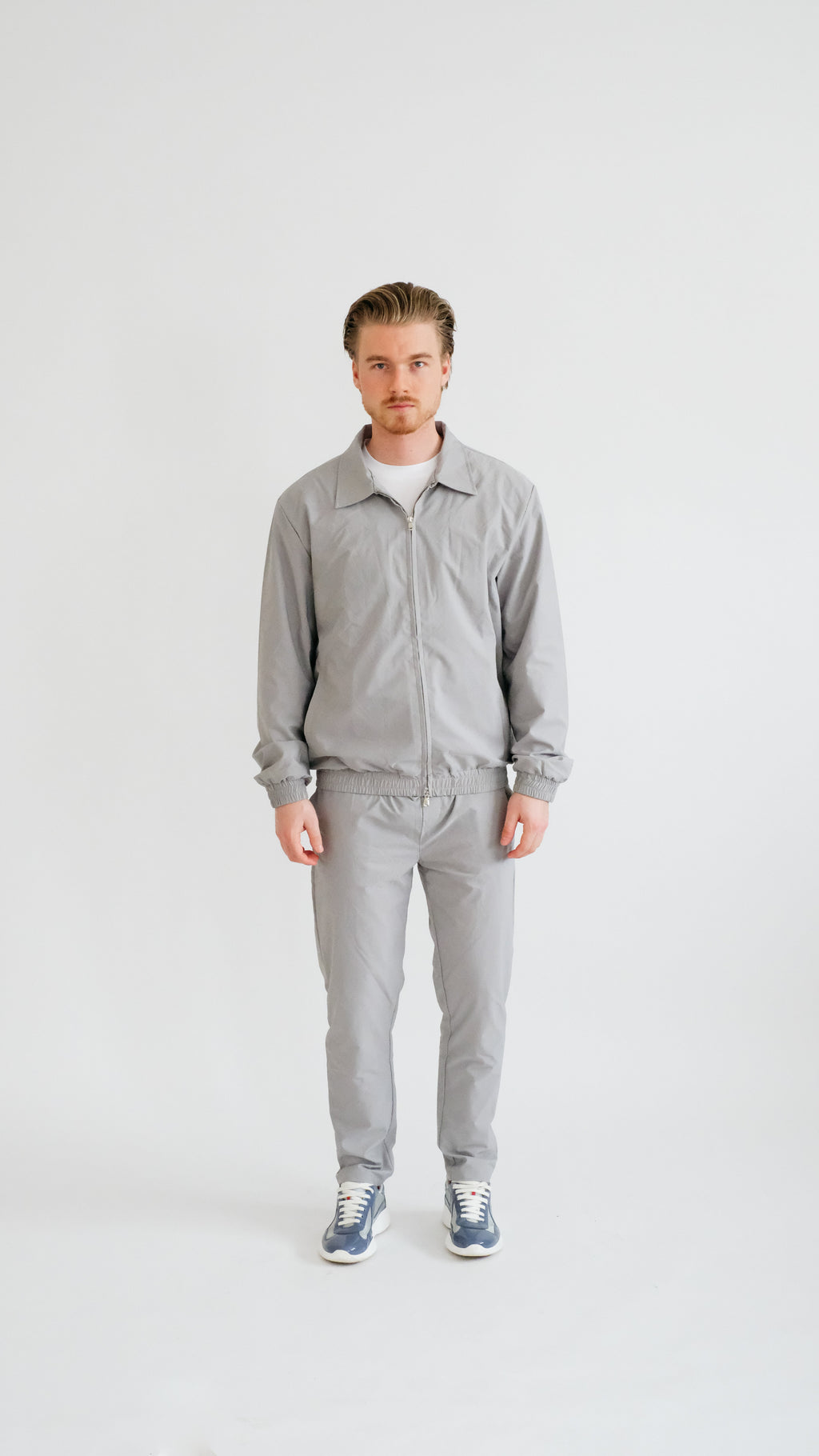 IMPERIAL MILANO ZIP SET - LIGHT GRAY