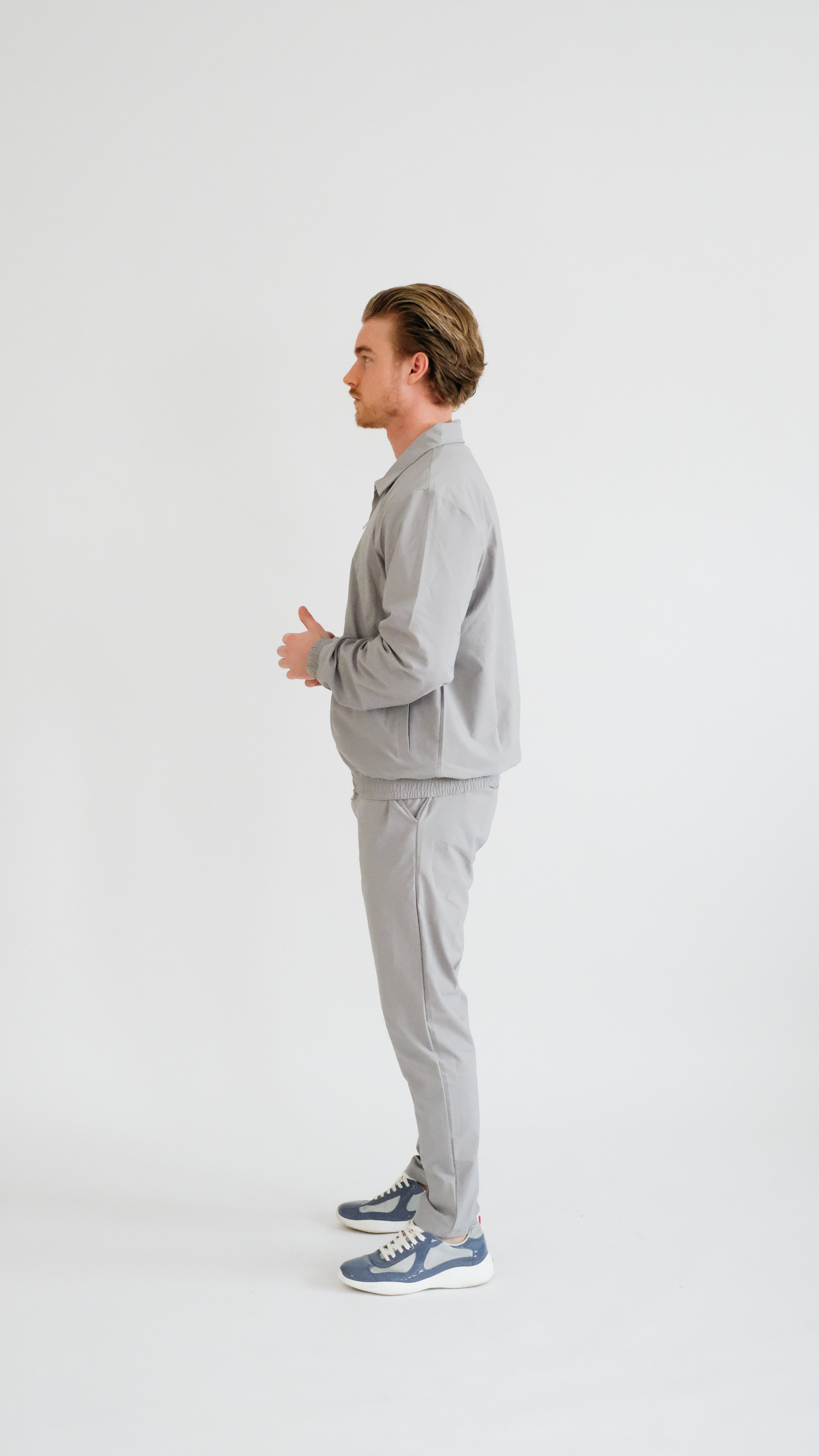 IMPERIAL MILANO ZIP SET - LIGHT GRAY