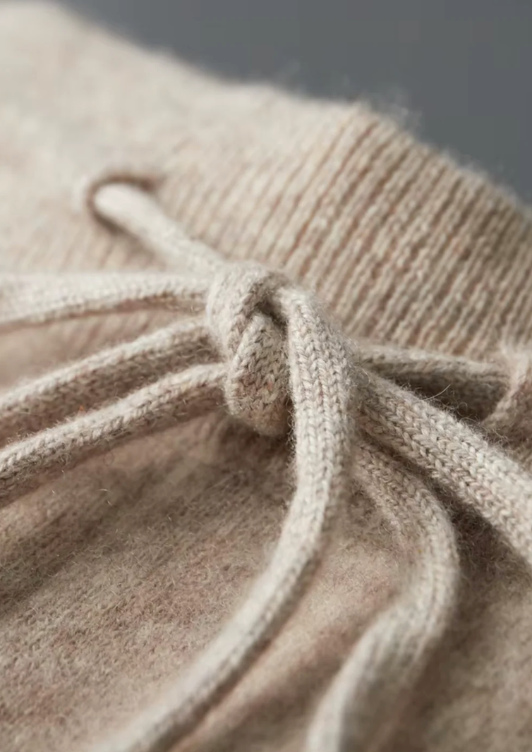 MILANO CASHMERE LOUNGE SET - BEIGE