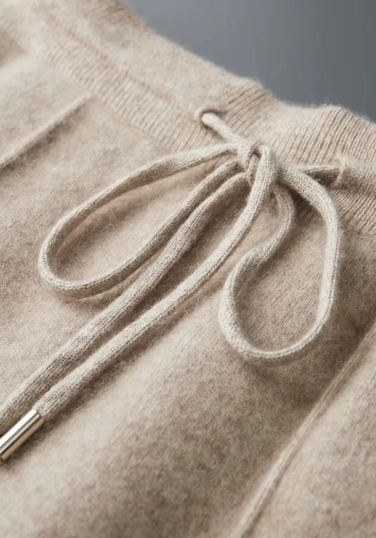 MILANO CASHMERE LOUNGE SET - BEIGE