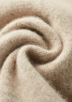 MILANO KNITTED CASHMERE SET - CHAMPAGNE