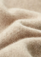 MILANO KNITTED CASHMERE SET - CHAMPAGNE