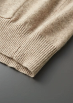 MILANO KNITTED CASHMERE SET - CHAMPAGNE