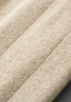 MILANO KNITTED CASHMERE SET - CHAMPAGNE