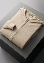 MILANO KNITTED CASHMERE SET - CHAMPAGNE