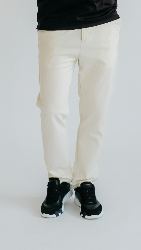 MILANO SIGNATURE TROUSERS - BEIGE