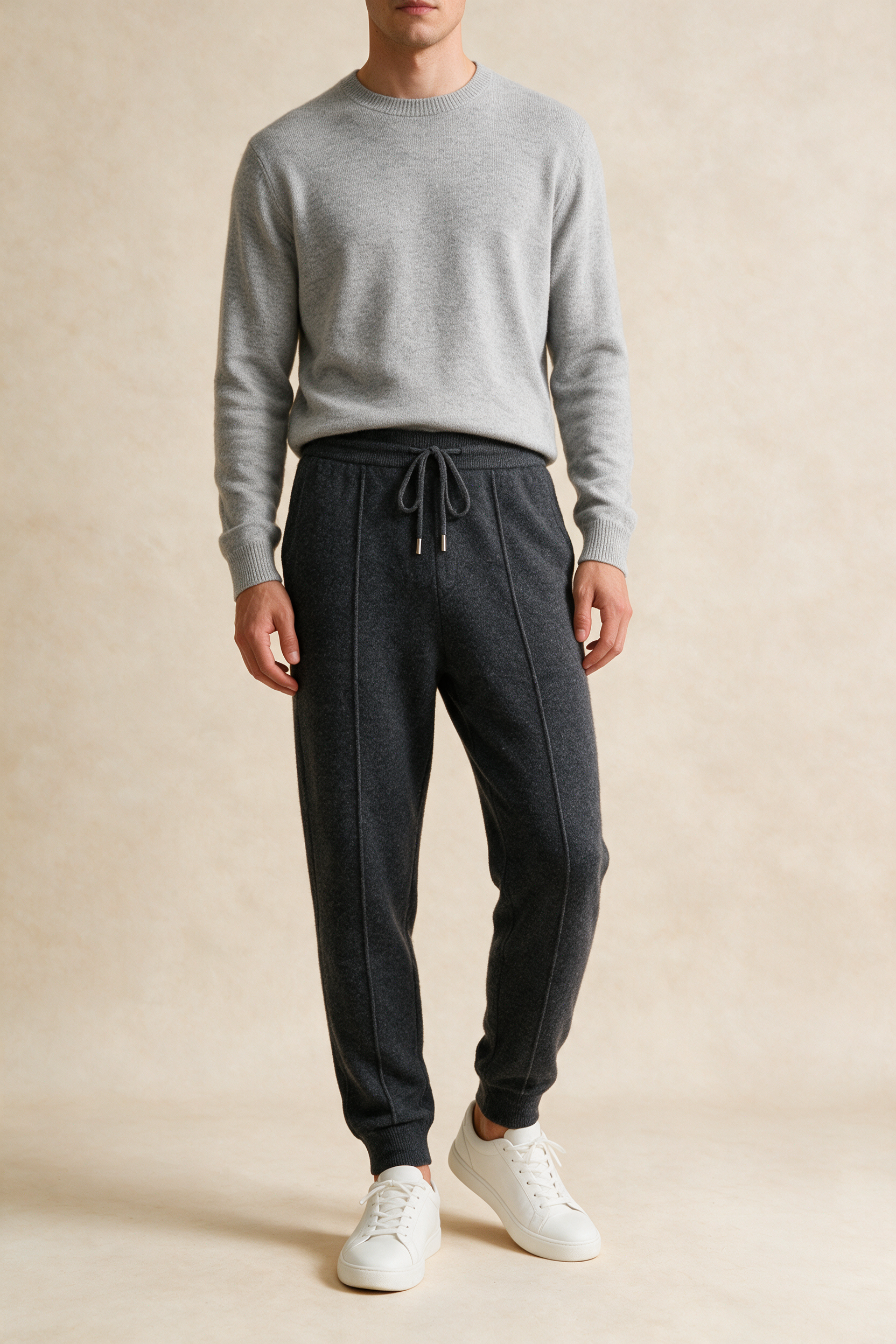 MILANO CASHMERE COMODO JOGGER - ANTRACITE