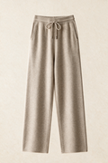 MILANO CASHMERE LARGO JOGGER - SABBIA