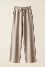 MILANO CASHMERE LARGO JOGGER - SABBIA