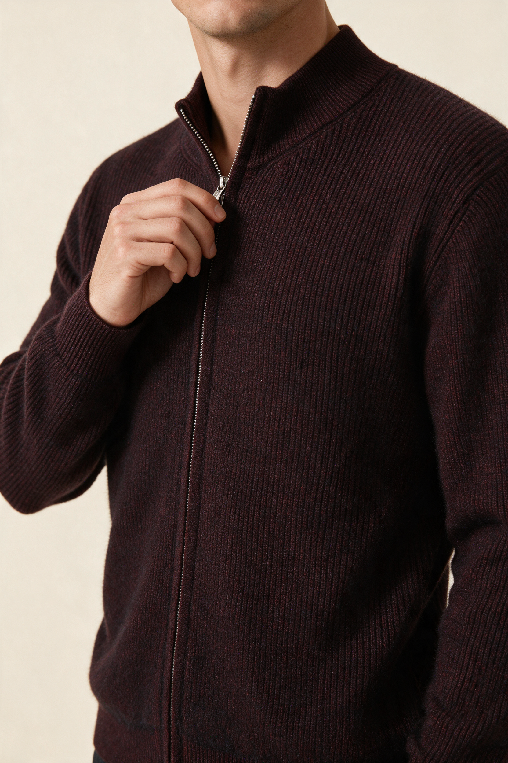 MILANO CASHMERE BELLAGIO - BURGUNDY