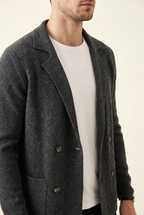 MILANO CASHMERE TORINO BLAZER - GRAFITE