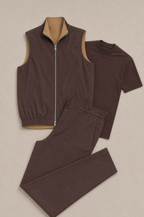 Milano Reverso Set Total Marrone flat-lay