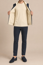 Milano Reverso Set Blu & Crema front