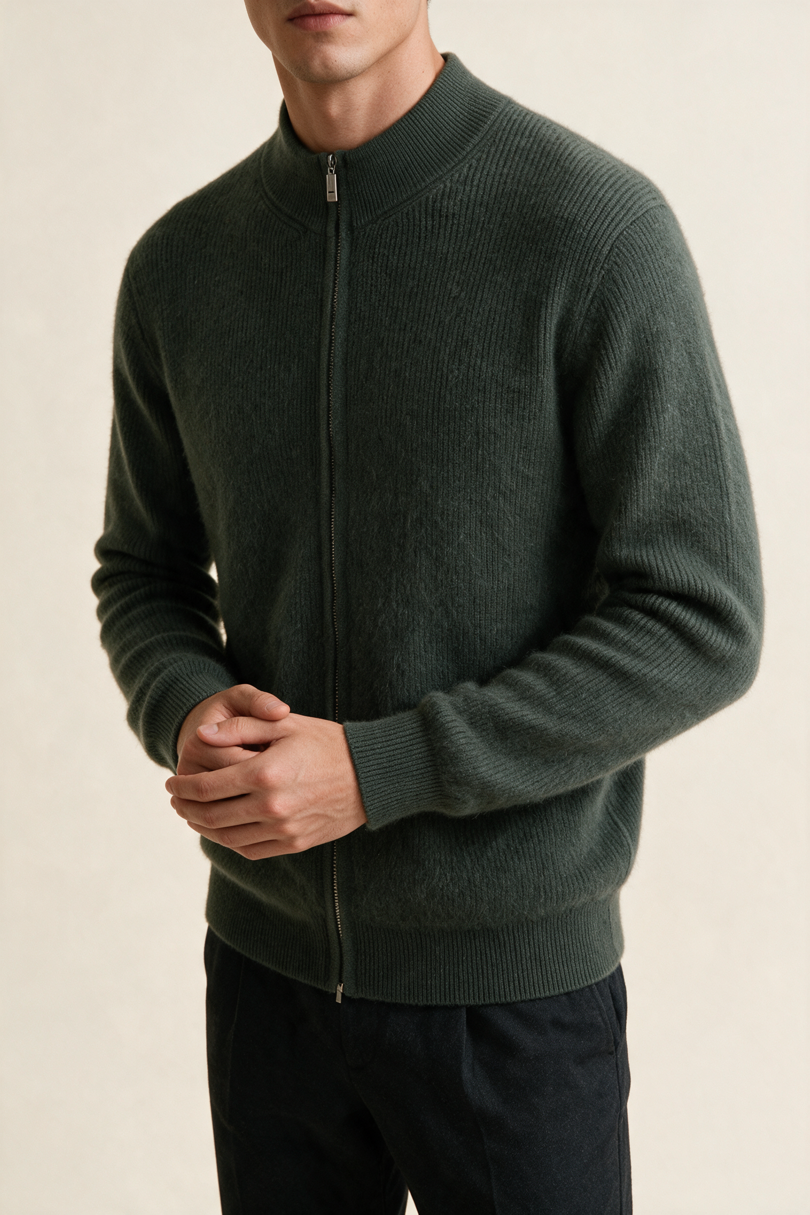 MILANO CASHMERE BELLAGIO - FOREST GREEN