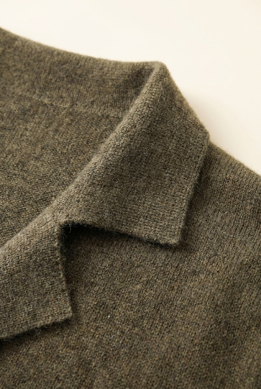 MILANO CASHMERE TORINO BLAZER - OLIVA