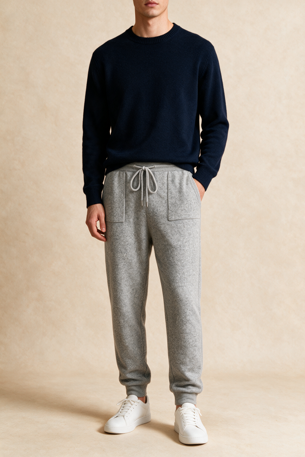 MILANO CASHMERE PURO JOGGER - GREY