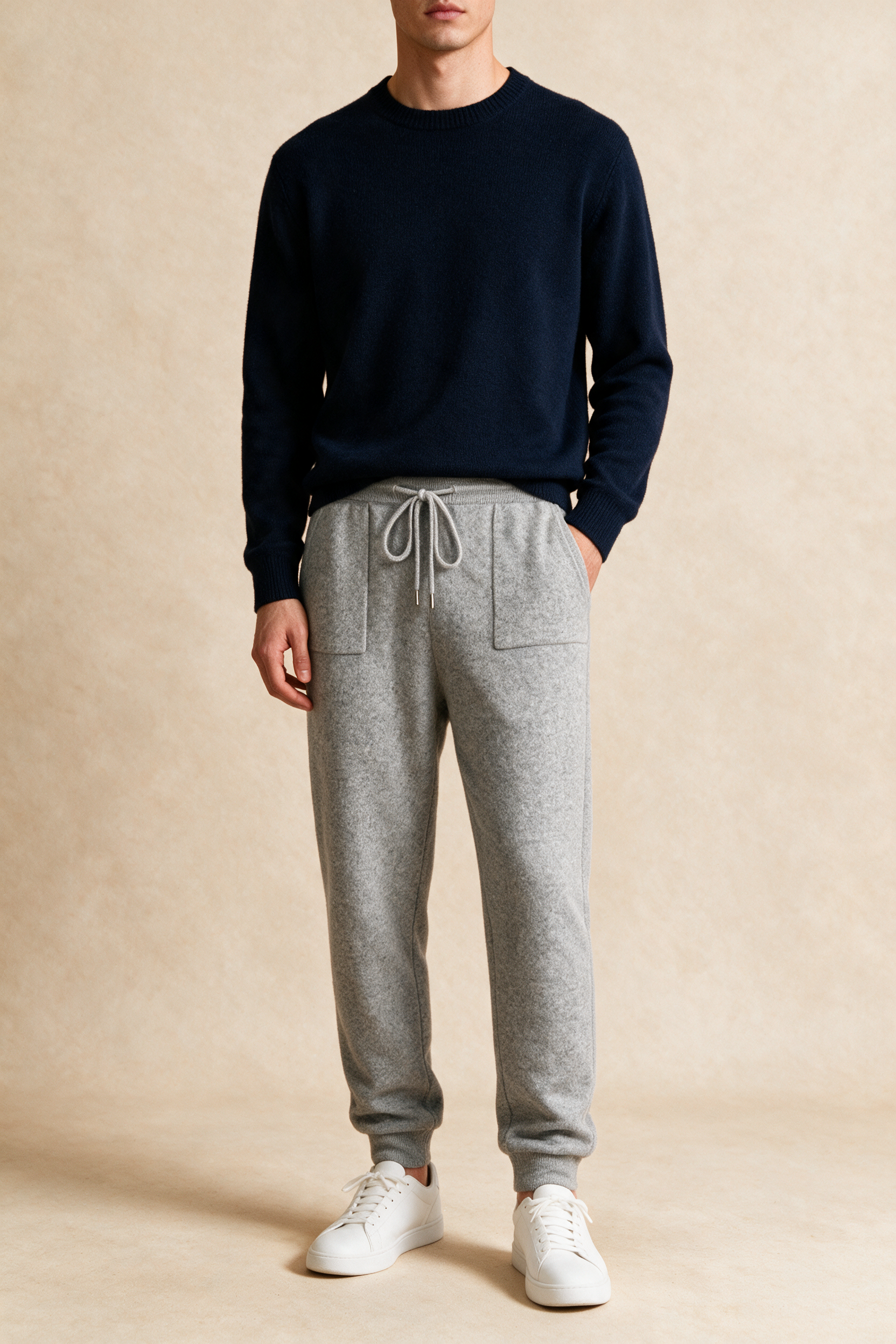 MILANO CASHMERE PURO JOGGER - GREY