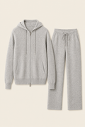 MILANO CASHMERE MORBIDO RELAXED SET – GRAU