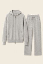 MILANO CASHMERE MORBIDO RELAXED SET – GRAU