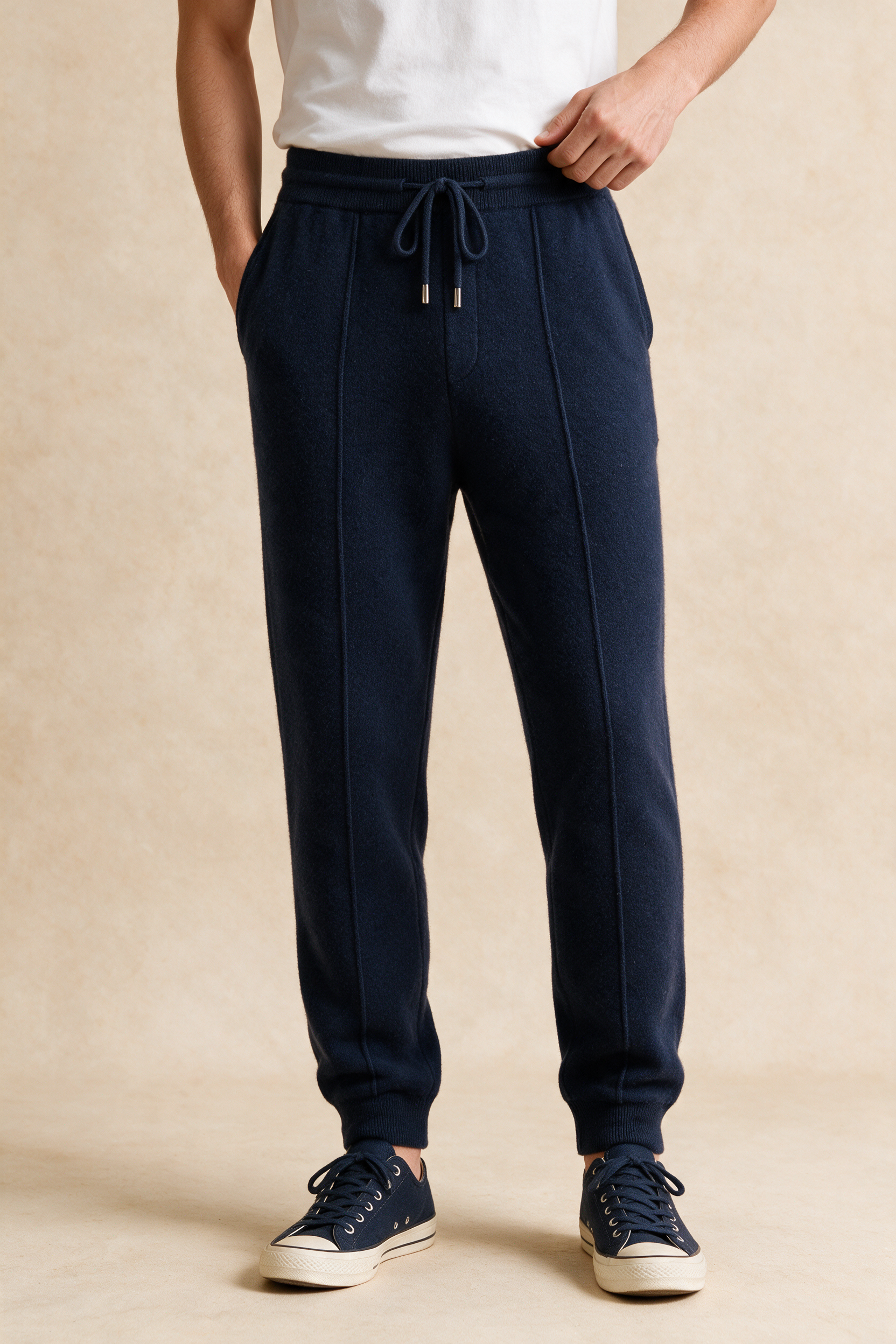 MILANO CASHMERE COMODO JOGGER - NAVY