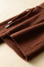 MILANO CASHMERE LARGO JOGGER - BROWN