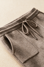 MILANO CASHMERE PURO JOGGER - TAUPE