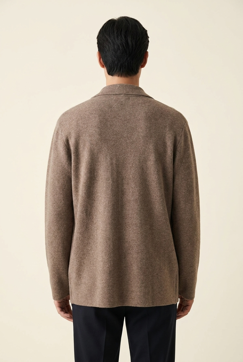 MILANO CASHMERE TORINO BLAZER - TORTORA