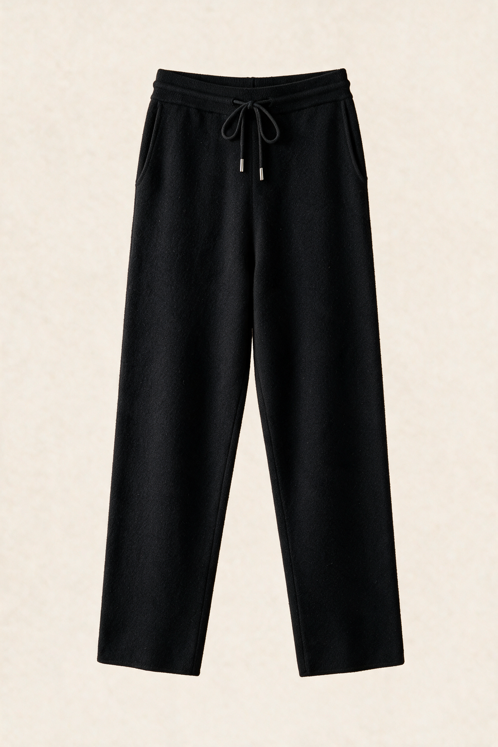 MILANO CASHMERE LARGO JOGGER - BLACK