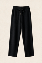 MILANO CASHMERE LARGO JOGGER - BLACK