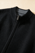 MILANO CASHMERE PIENO GILET - NERO